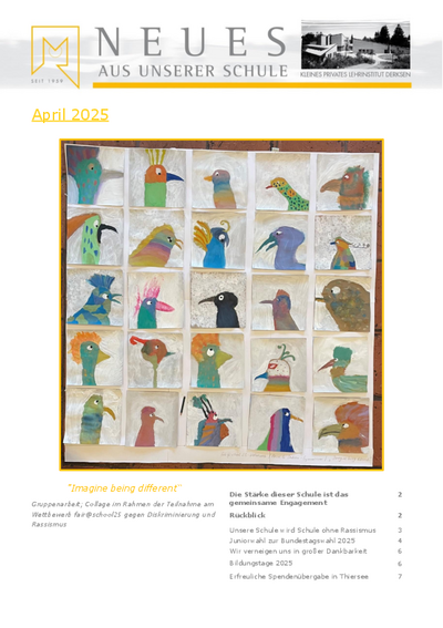 Titelbild Newsletter Ostern 2025