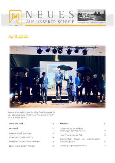 Aktueller Newsletter vor Ostern