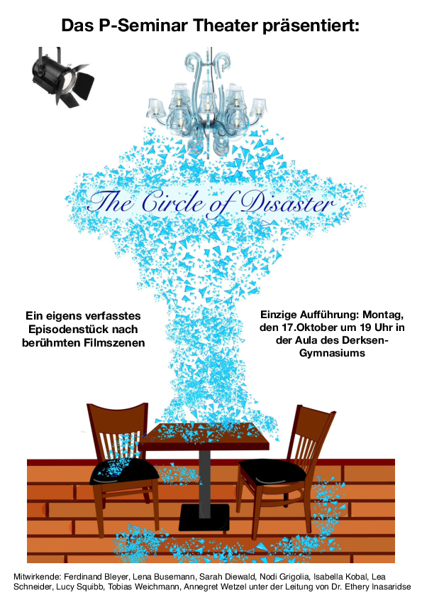 Plakat Theateraufführung