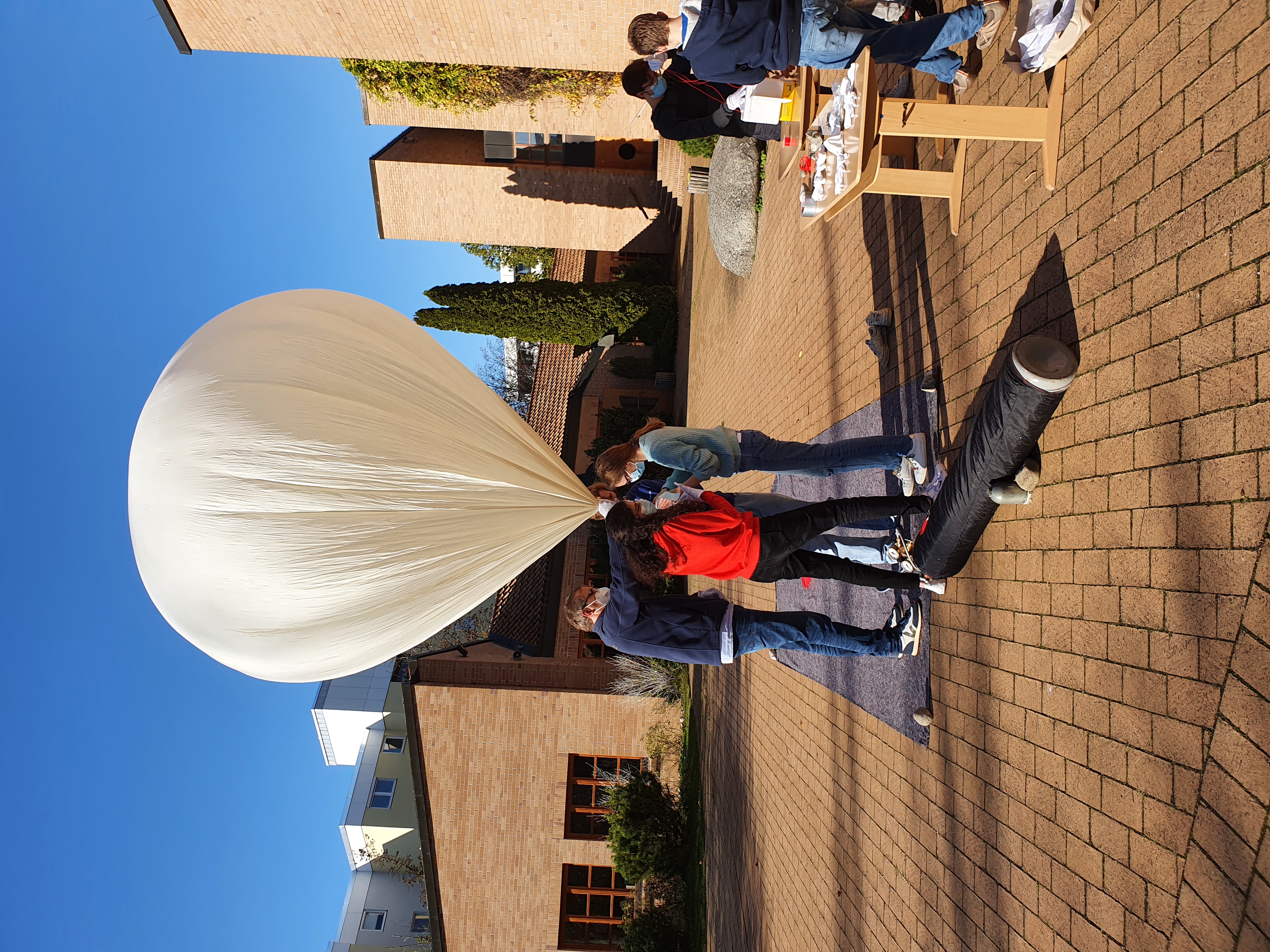 kurz vor dem Ballonstart kurz vor dem Ballonstart