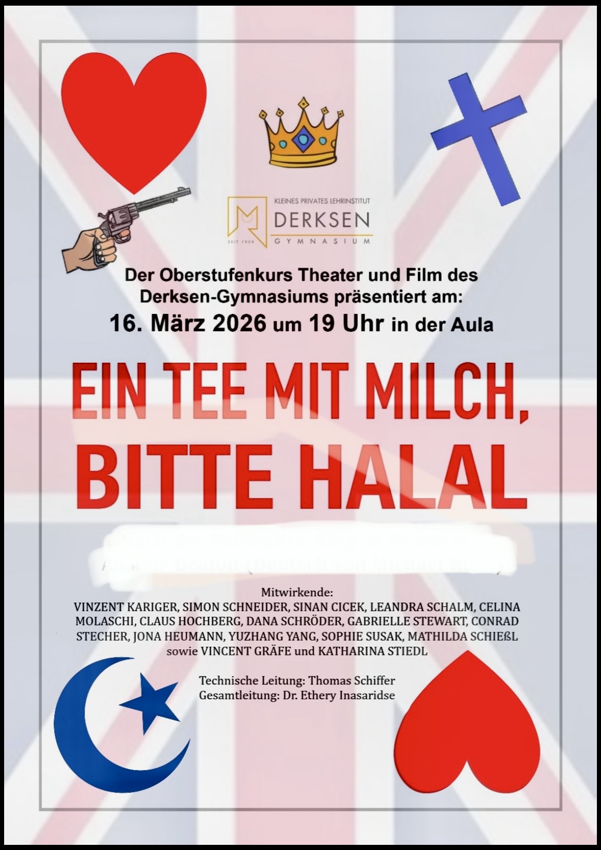 Einladung Auffürhung Theateraufführung
